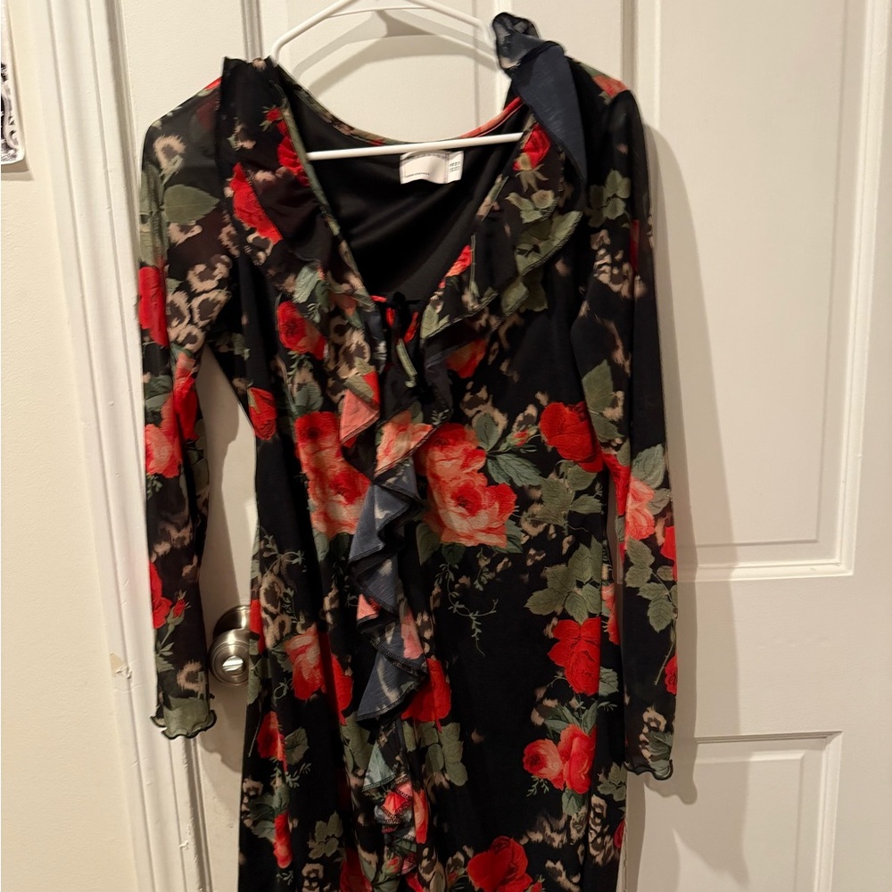 Floral Long Sleeve Dress